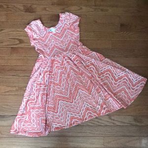 Lularoe girls dress in excellent condition